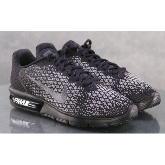 Nike Air Max Sequent 2 Metallic Hematite Women's Running Shoes Sz 8 M 852456-010 - Picture 5 of 11